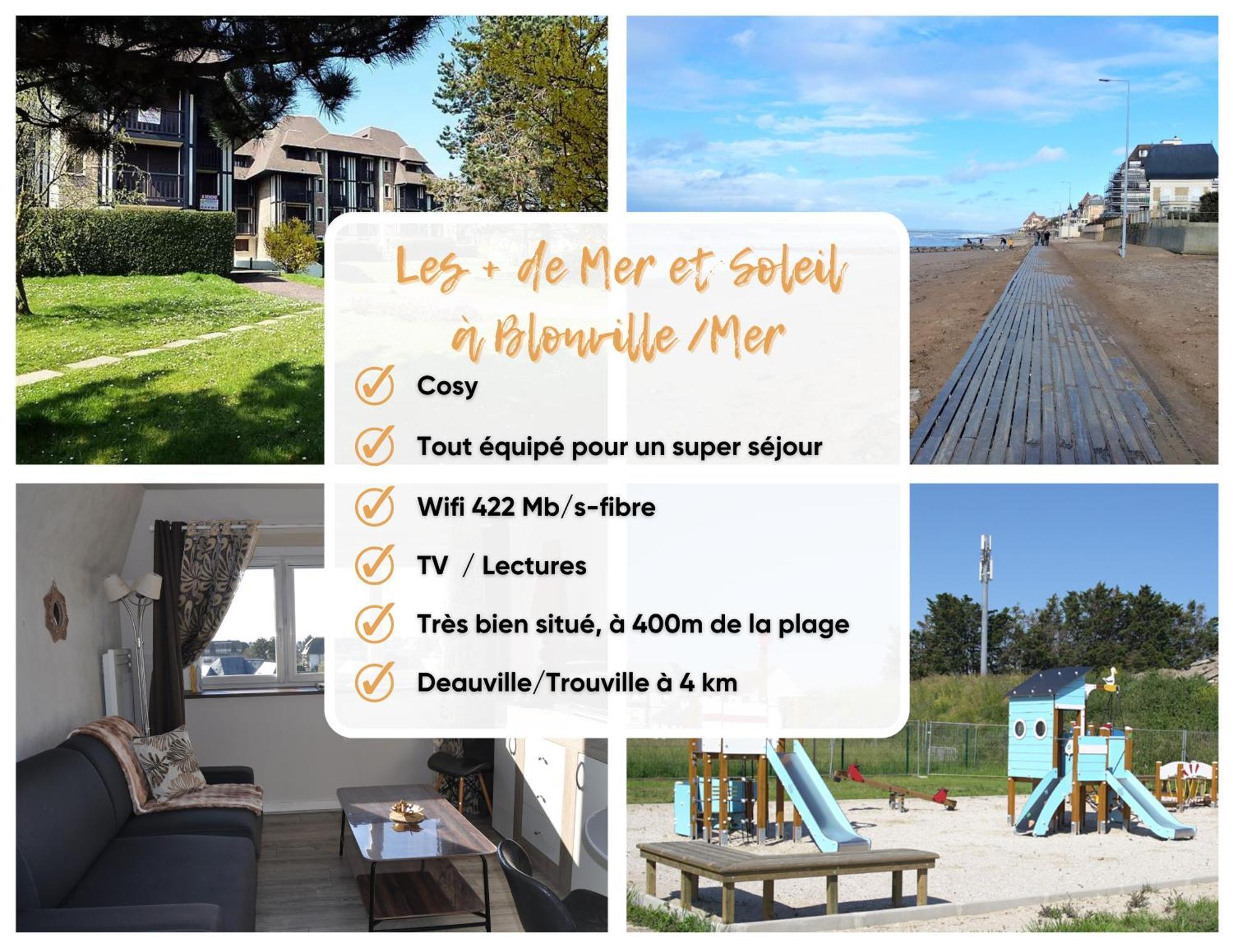 Mer Et Soleil A Blonville Sur Mer/ Deauville Zewnętrze zdjęcie